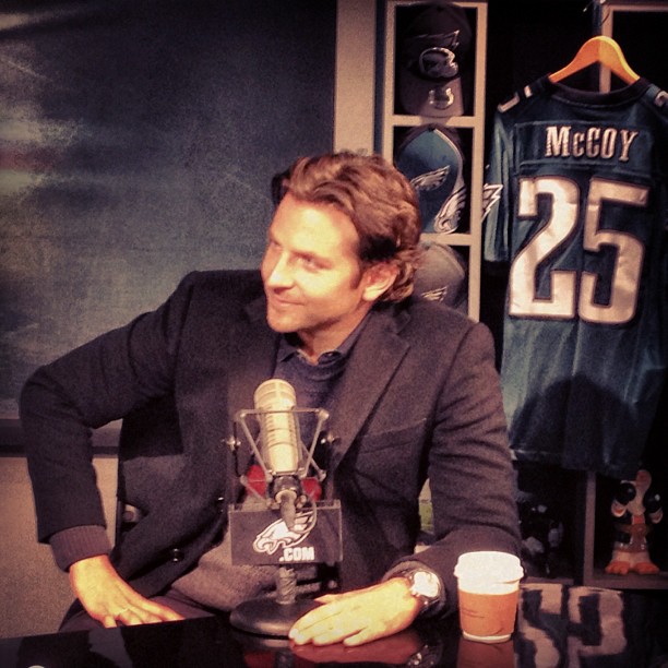 Actor Bradley Cooper stopped by the Xfinity Studio.