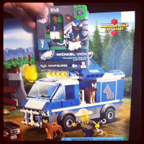 Did you get your brand new Michael Vick Limited Edition Lego set yet?