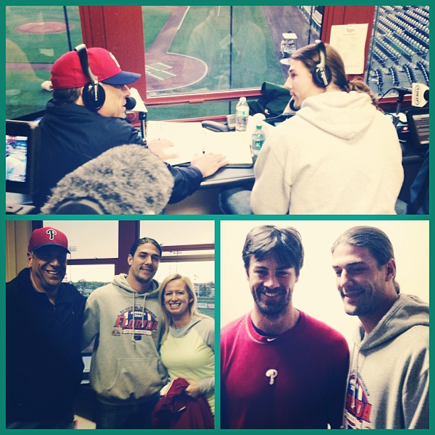 Riley Cooper said hello to Cole Hamels at Phillies Spring Training in Clearwater, FL this morning and joined Angelo Cataldi and Rhea Hughes on @WIPMorningShow.