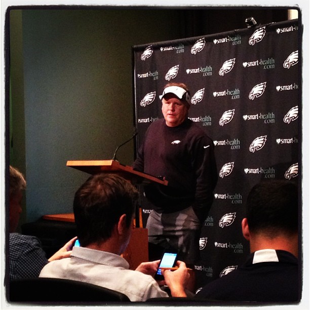 Day 1 is in the books. Watch Coach Kelly's press conference NOW at PhiladelphiaEagles.com.