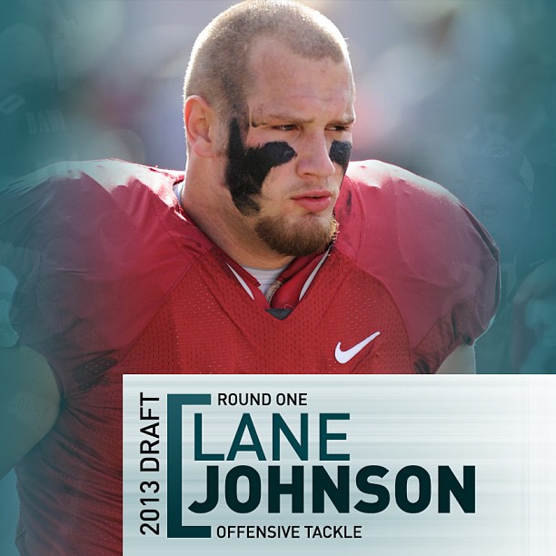 Welcome to Philadelphia, Lane Johnson. It's time to fly.