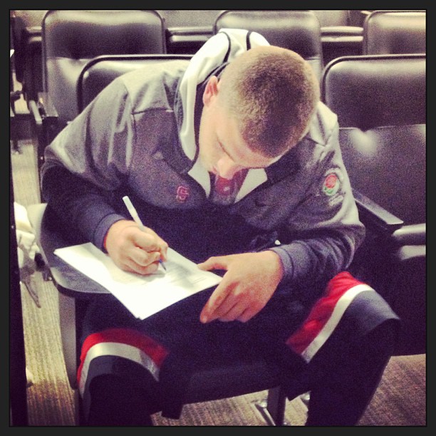 second round pick TE Zach Ertz makes it official.