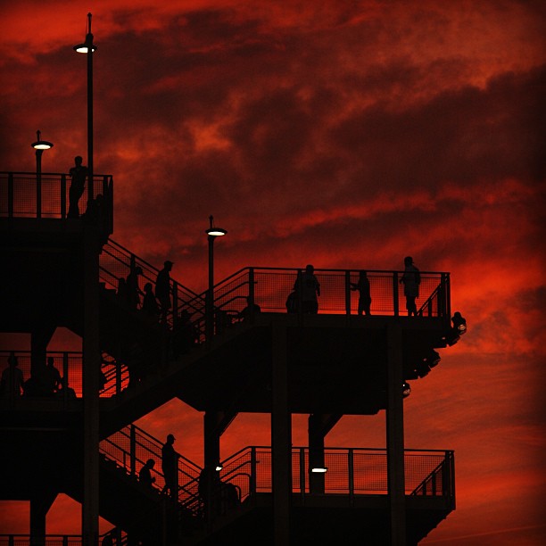 Missing sunsets at the Linc. First open practice for Training Camp in one month.