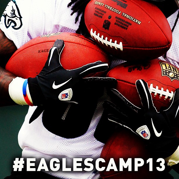 July means one thing: TRAINING CAMP. Join the convo with our official camp hashtag, #EaglesCamp13.