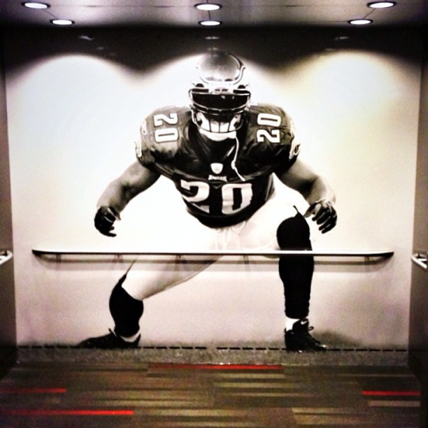 BDawk welcomes you to this Lincoln Financial Field elevator. Ride in style.