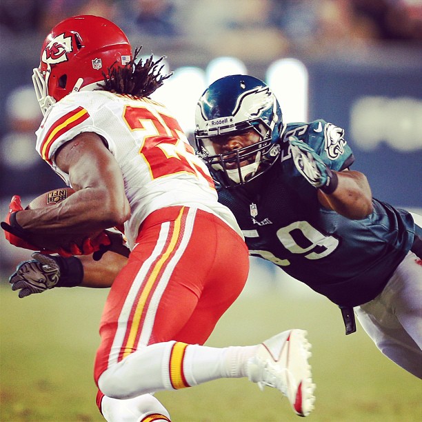 fall 26-16 in #KCvsPHI. Coaches to begin preparing for Week 4 first thing in the AM.