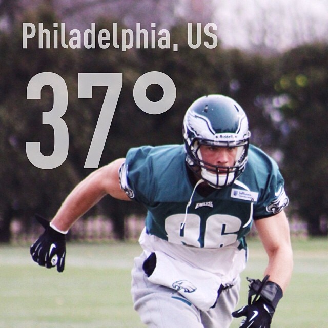 California kid. Philadelphia Eagle.