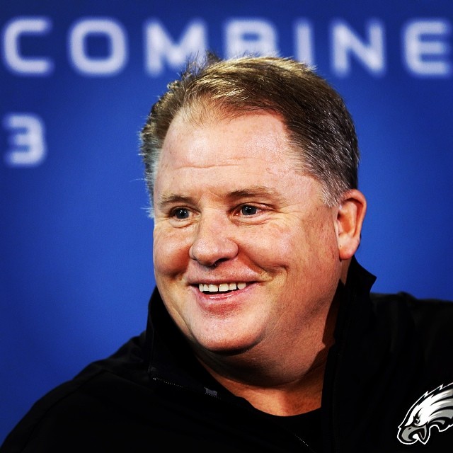 At the 2013 #NFLCombine, Coach's first.