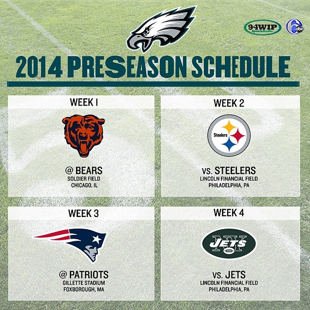 2014 Preseason Schedule: football is right around the corner.