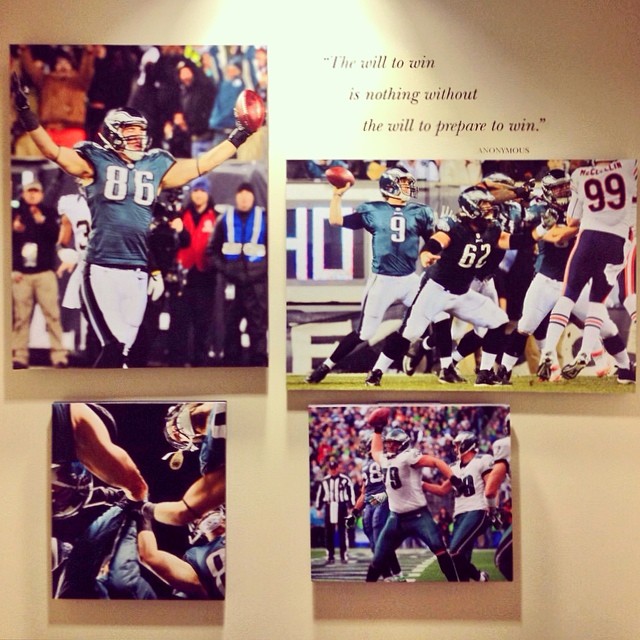 New art at the training facility.