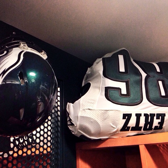 Rocking our whites tonight under the Lincoln Financial Field lights.