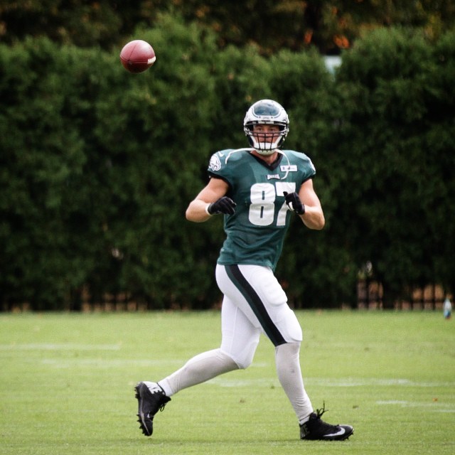 Catch in stride.