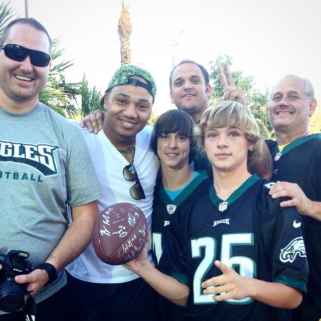 Chris Polk is fans first on the eve of #PHIvsAZ.