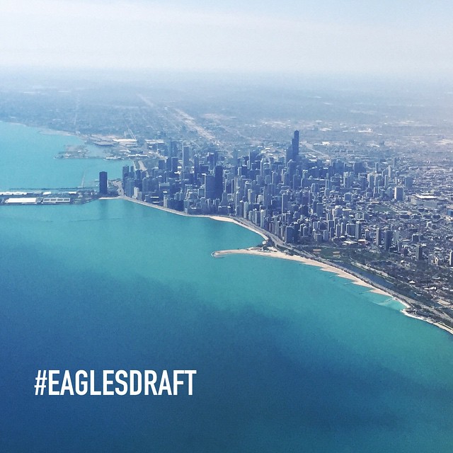 Eagle-eye view of #EaglesDraft.