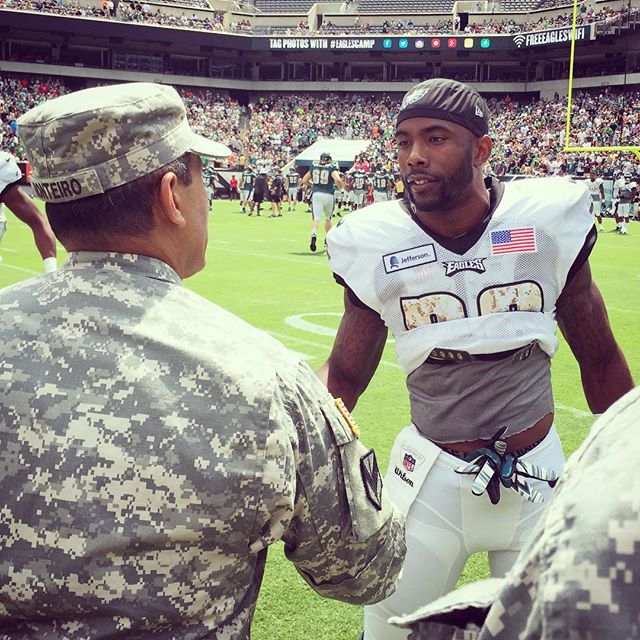 The son of a National Guard mother says thank you.