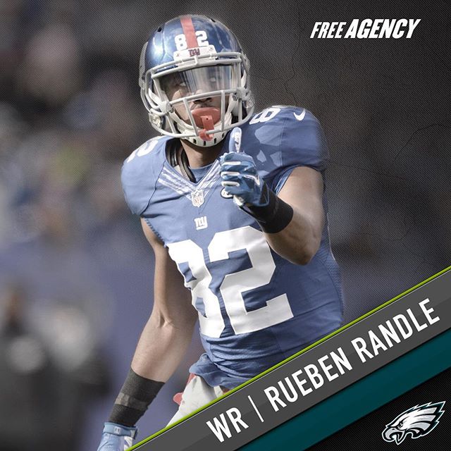 and WR Rueben Randle agree to terms on a one-year contract. Welcome to Philadelphia!