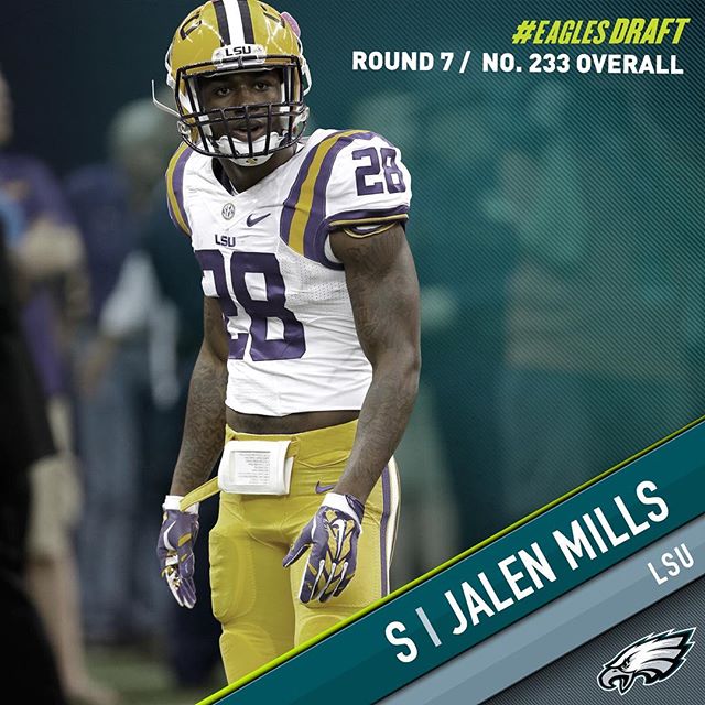 With the 233rd pick in the 2016 #NFLDraft, the select S Jalen Mills.